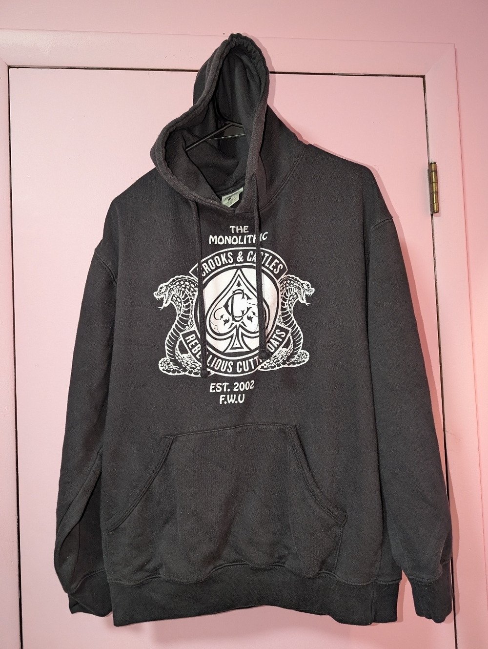 Crooks & Castles Black Logo Hoodie